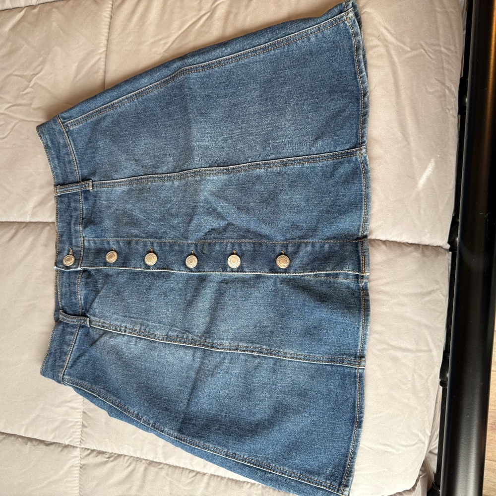 Mossimo Supply Co. Blue A-Line Skirt